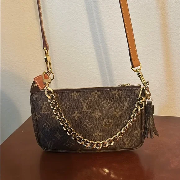 Louis Vuitton Brown Monogram Crossbody Bag